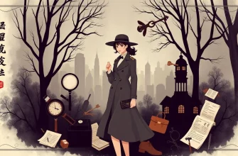 女性探偵のスリラーフィルム