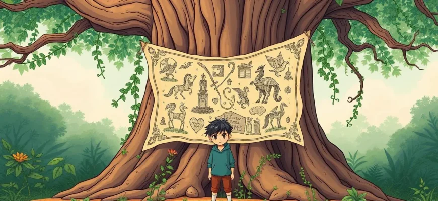 宝の地図を探すファンタジー映画の世界
