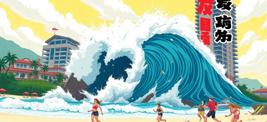 海のリゾートを舞台にしたカタストロフィ映画