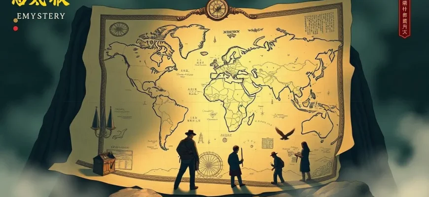 古代の地図とミステリーを探る映画