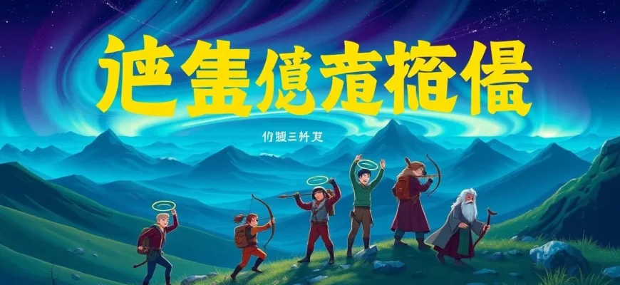 極光の下での冒険映画