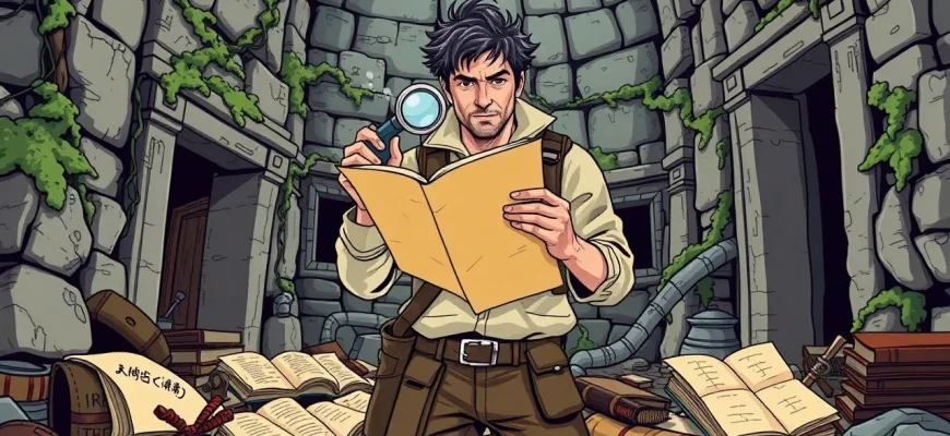 古代の書物を探す冒険映画