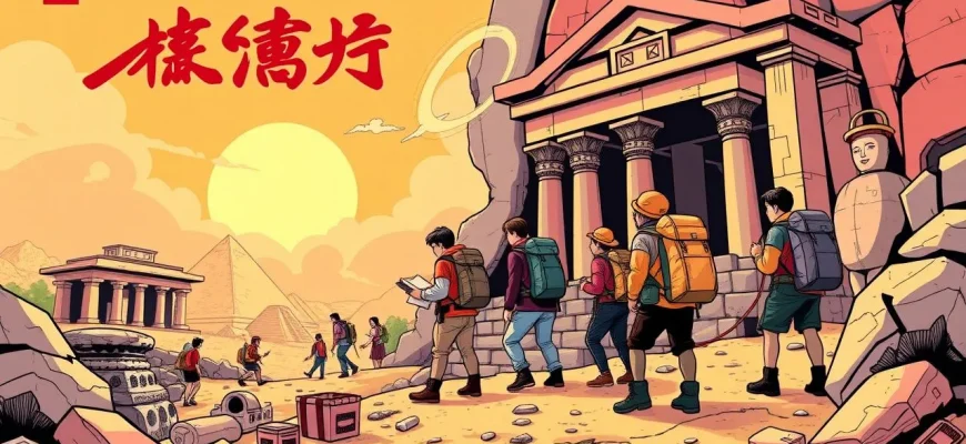 歴史的アーティファクト探求のアドベンチャー映画