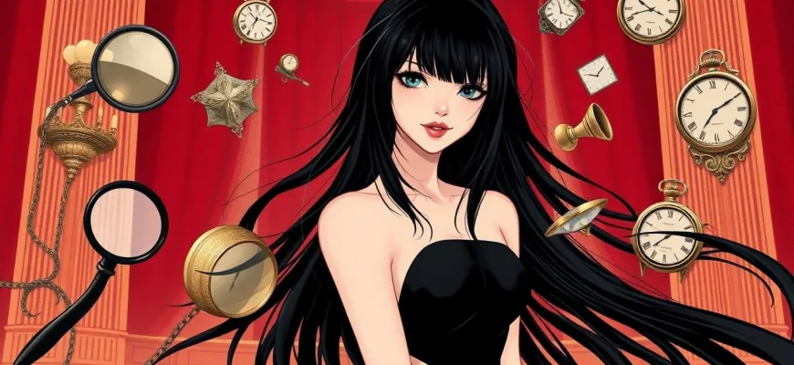 探偵映画の美しき黒髪