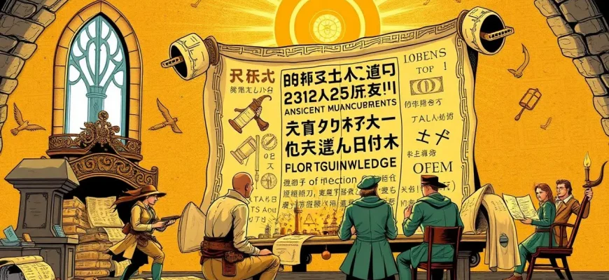 古代の写本を巡るスリラー映画