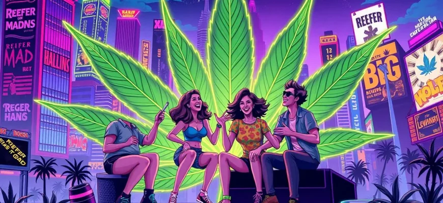 映画で大麻を楽しむ