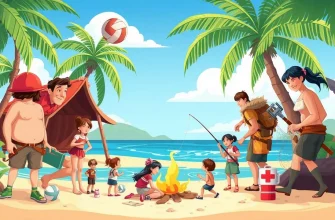 家族向け映画：島に取り残された物語