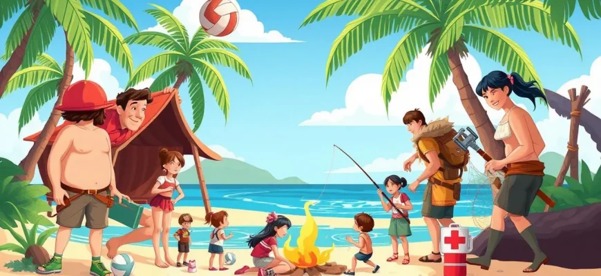 家族向け映画：島に取り残された物語