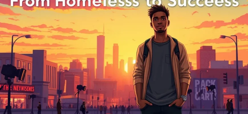 映画の伝記：ホームレスから成功へ