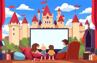 家族向けの城の映画