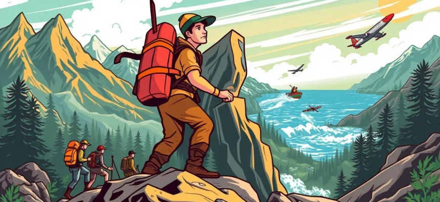 自然探検家のアドベンチャー映画