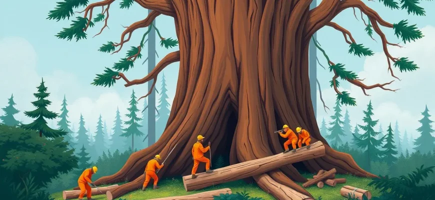 家族向け映画：森の伐採者