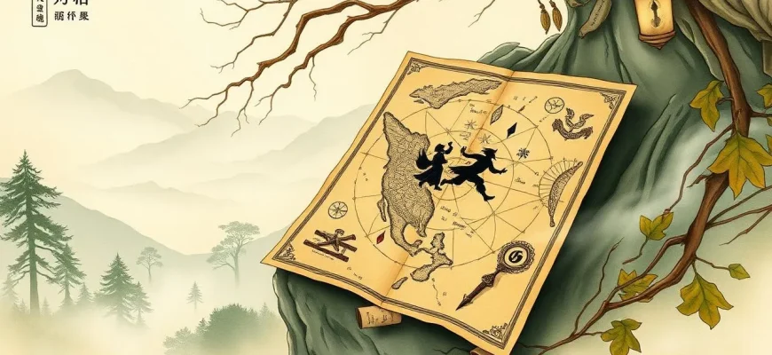 神秘的な映画：神官の秘密の地図