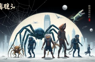 変異した動物のボディビル映画