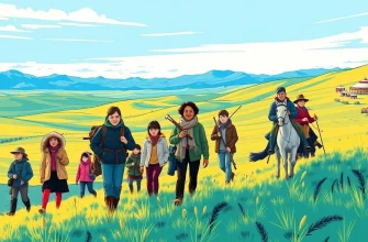 モンゴルの大草原で冒険する映画