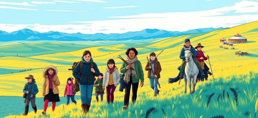 モンゴルの大草原で冒険する映画