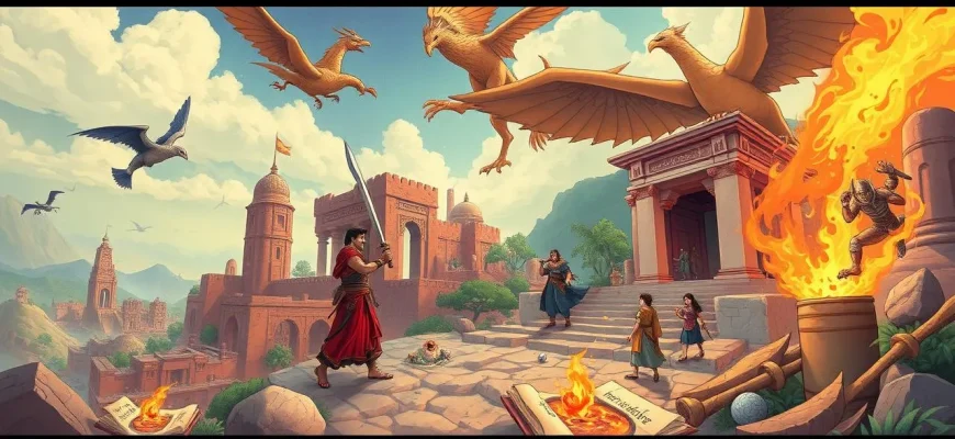 古代の伝説を探る冒険映画