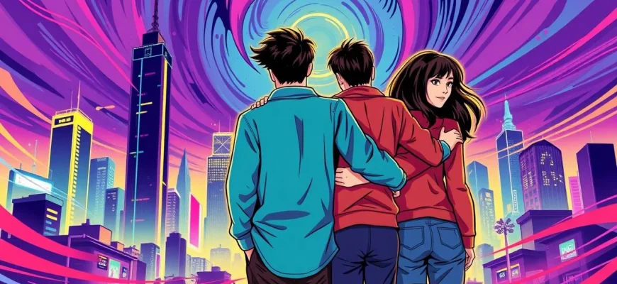 3人の友達のスリラーフィルム