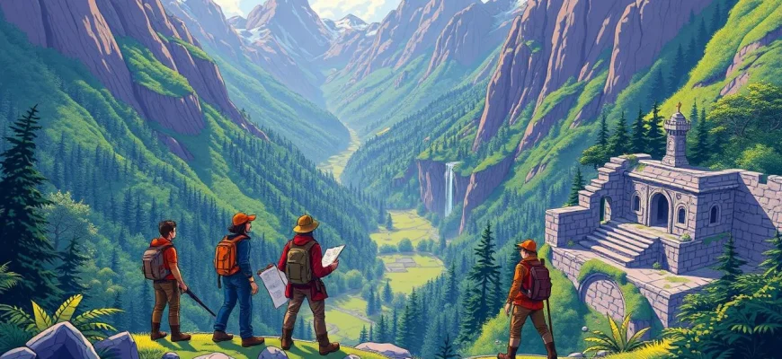 失われた谷の冒険映画