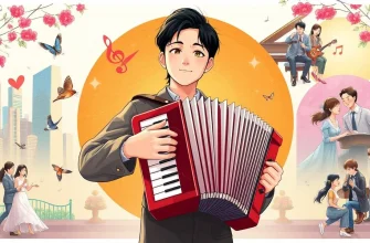 アコーディオン奏者を描いたメロドラマ映画