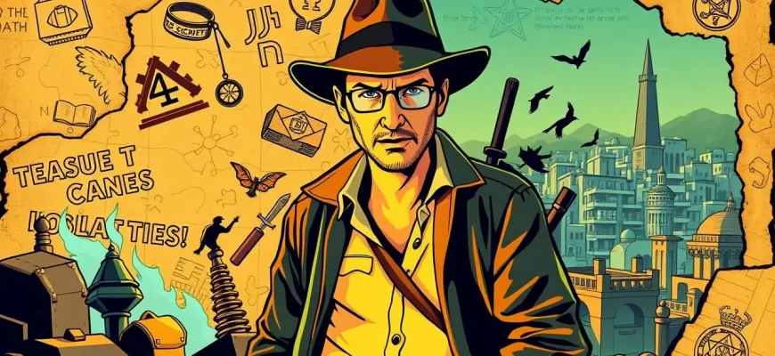 インディ・ジョーンズやダ・ヴィンチ・コードに似た冒険映画