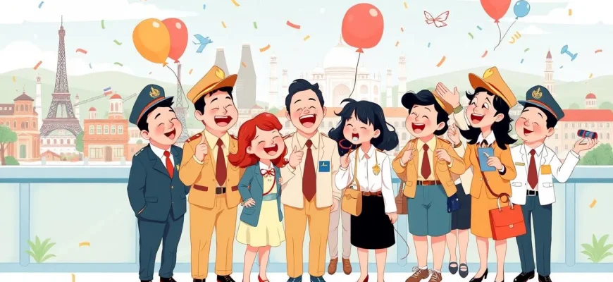 笑いと国境 - 10の映画コメディー