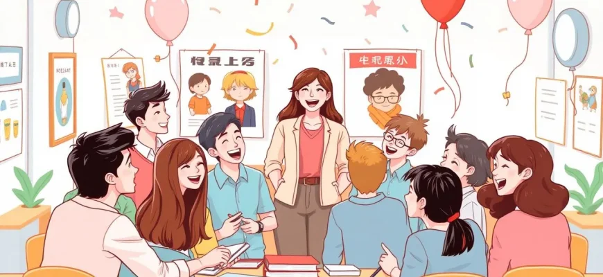 言語学校の笑い - コメディ映画特集