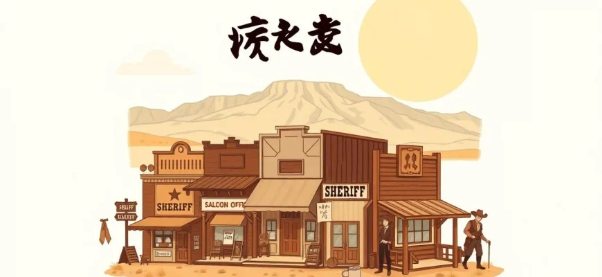 ウェスタン映画の小さな町