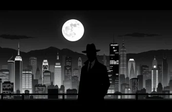 クラシックな白黒犯罪映画の世界