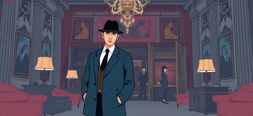 富裕な男性と貧しい女性の探偵映画