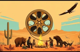 ワイルドウェスタンと野生動物の映画