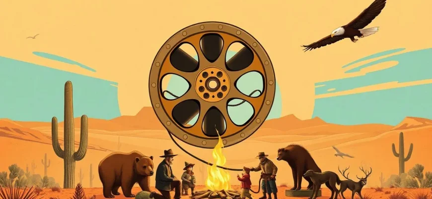 ワイルドウェスタンと野生動物の映画