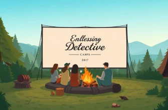 夏のキャンプで探偵を楽しむ映画