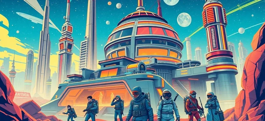 科学基地のスリリングな映画