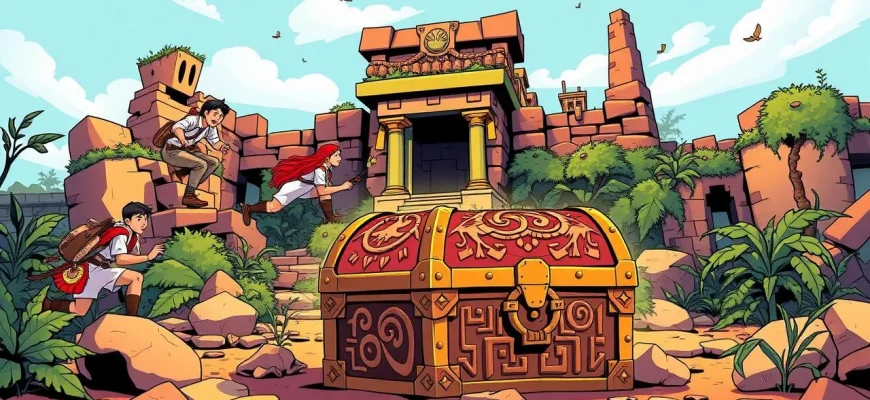 古代の秘宝を探すスリリングな映画