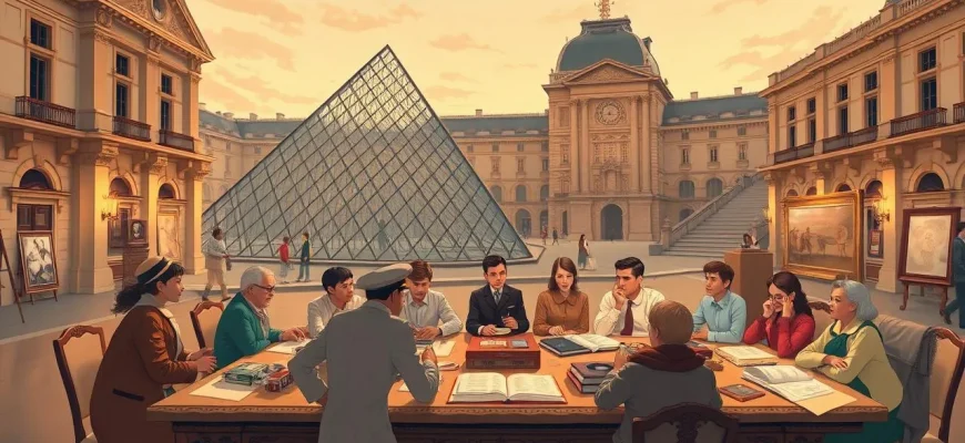 ルーブル美術館のドラマ映画