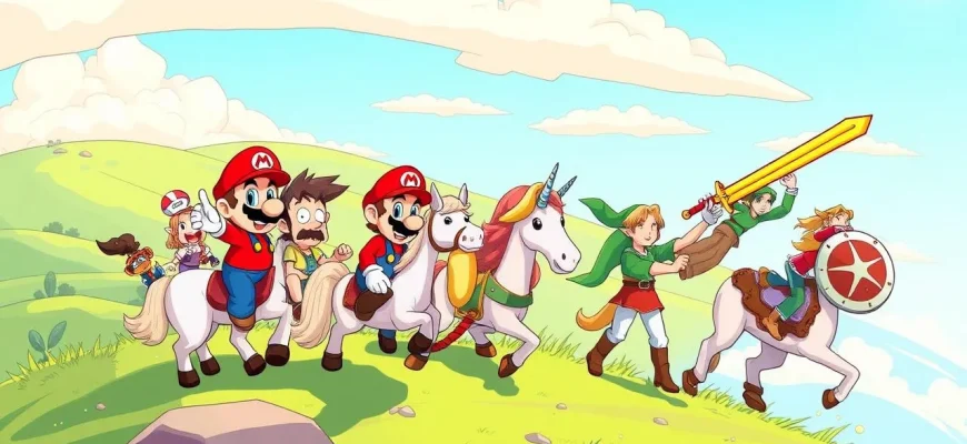 コメディ映画とゲームの世界