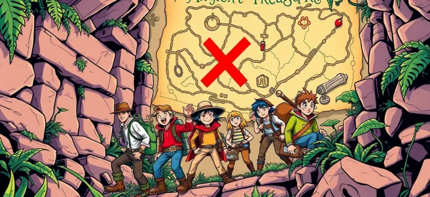 古代の宝を探すスリル満点の映画