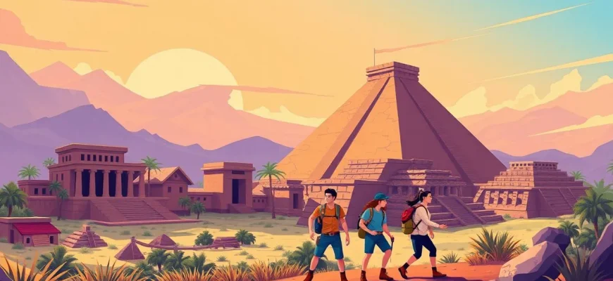 古代文明の謎を探るアドベンチャー映画