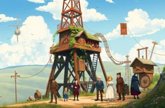 石油を探求するファンタジー映画の世界