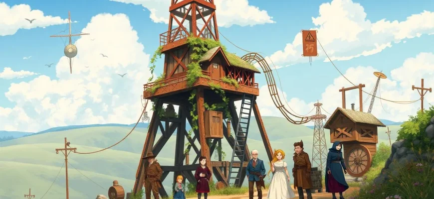 石油を探求するファンタジー映画の世界