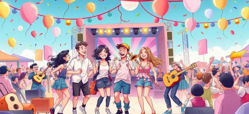 音楽フェスティバルのコメディ映画特集