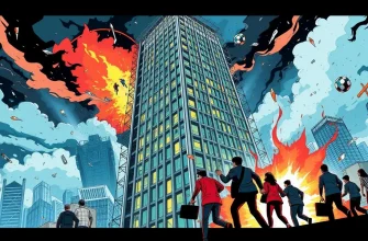 超高層ビルからの避難映画