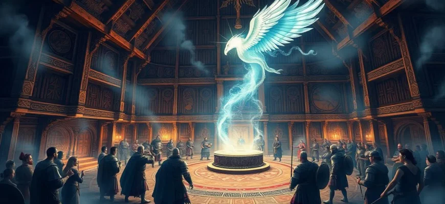 ミステリアスなバイキングの儀式映画