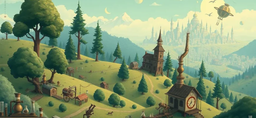 科学実験をテーマにしたファンタジー映画の世界