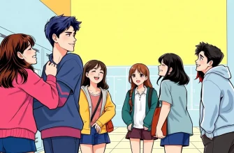 学校の友達のメロドラマ映画