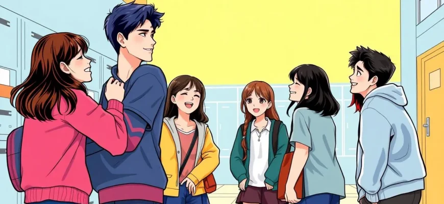 学校の友達のメロドラマ映画