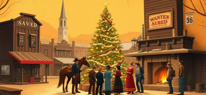 クリスマスと新年の西部劇映画