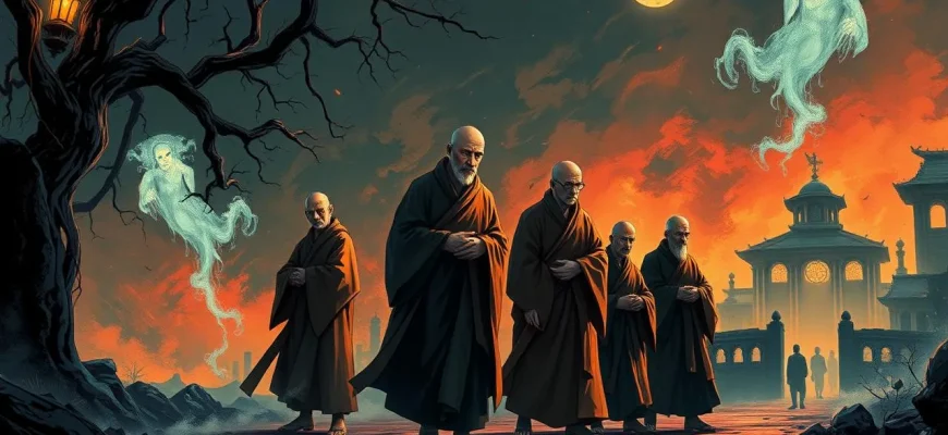 修道士のスリラーフィルム