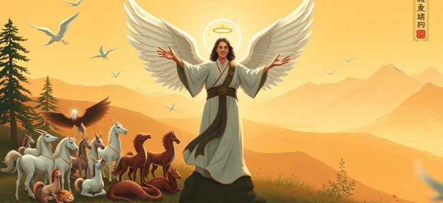 アークエンジェルを描いたファンタジー映画の世界